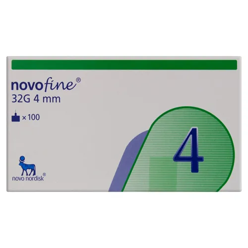 Agulha NovoFine Descartável 32G Tip Etw, 4mm