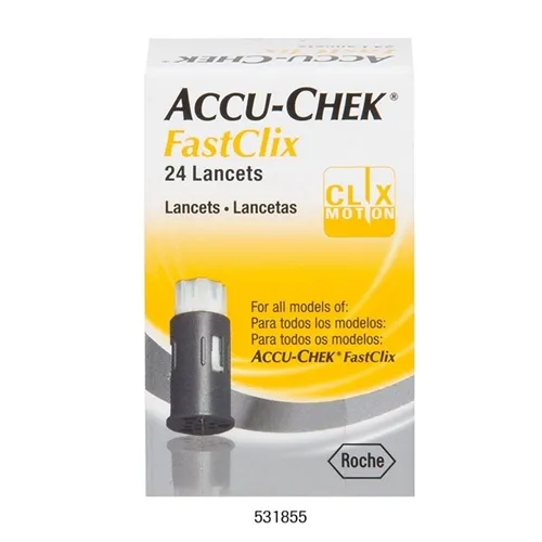 Lancetas Accu-Chek FastClix 24 Unidades