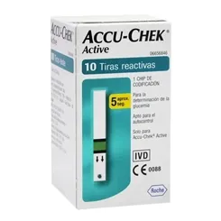 ACCU-CHEK ACTIVE C/10TIRAS