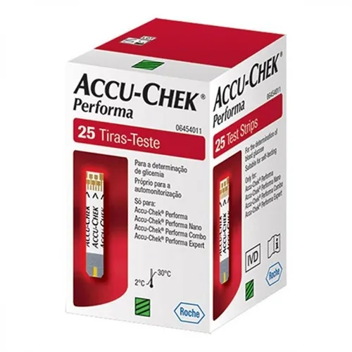 ACCU-CHEK PERFORMA TIRAS TESTE x 25 - ROCHE