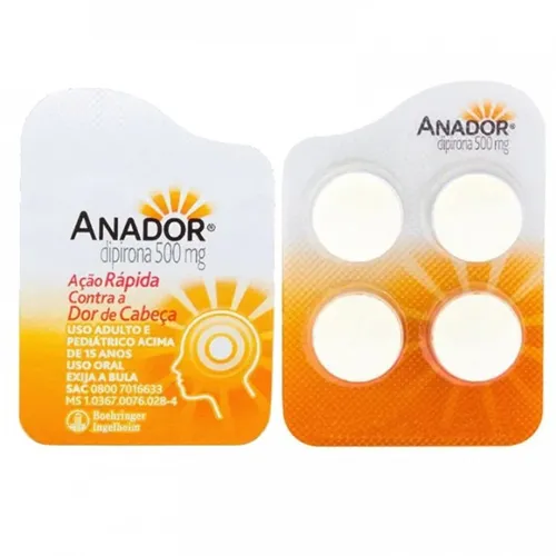 ANADOR CPR 500 MG 2CP