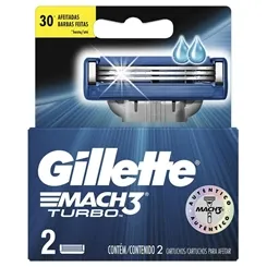 GILLETTE MACH 3 REF BM TURBO x 2 - PROCTER GAMBLE