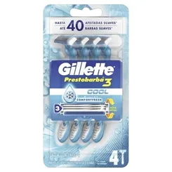 Aparelho de Barbear Gillette Prestobarba 3 Ice 4 Unidades