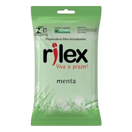 Preservativo Rilex menta, 3 unidades