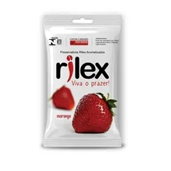 Preservativo Rilex morango, 3 unidades