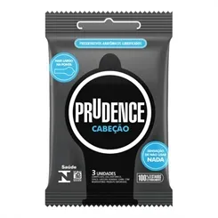 Preservativo Prudence cabeção, 3 unidades