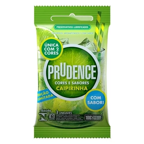 Preservativo Prudence Caipirinha c/3