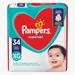 PAMPERS FR SUPERS XG x 34 - PROCTER GAMBLE
