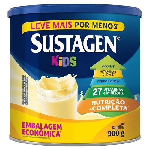 SUSTAGEN KIDS PO BAUNILHA 900G x 1 - RECKITT BENCKISER