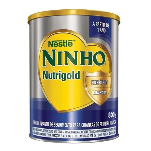 Fórmula Infantil Ninho Nutrigold lata, 800g