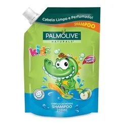 Palmolive Naturals Kids Cabelo Cacheado Shampoo Infantil 200ml Refil