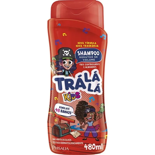 Shampoo Trá Lá Lá Kids Redutor Volume 480mL - Shampoo Trá Lá Lá