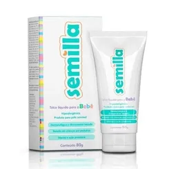 Talco Líquido Semilla Bebê 80g