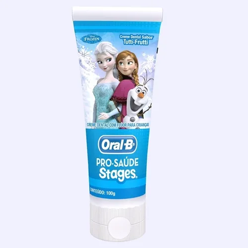 Creme Dental Infantil Oral-B Stages Frozen, 100g