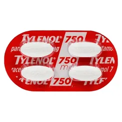 TYLENOL CPR 750 MG C/4