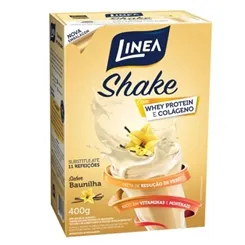 Shake em pó Linea Sabor Baunilha de 330g