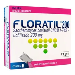 FLORATIL PED 200 MG ENV C/6