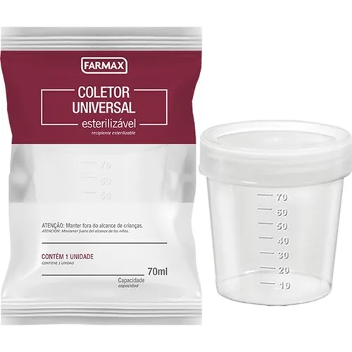 Coletor Universal Farmax 70mL