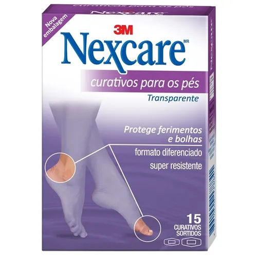 Curativo para os Pés Nexcare 15 Unidades