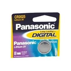 Bateria Panasonic Lithium 3V 1 unidade, Ref: CR2032
