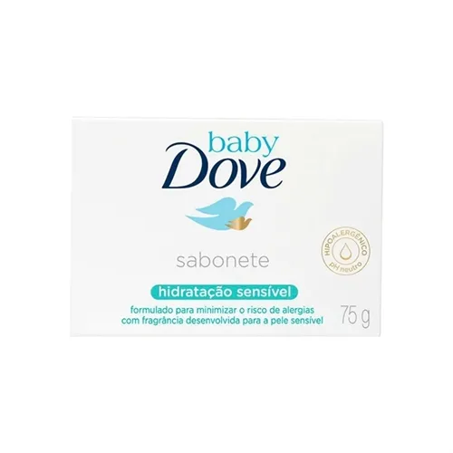 Sabonete Baby Dove Hidratação Sensível barra, 75g