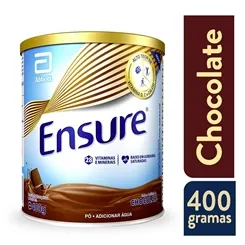 Suplemento Alimentar Ensure Abbott lata, chocolate, 400g