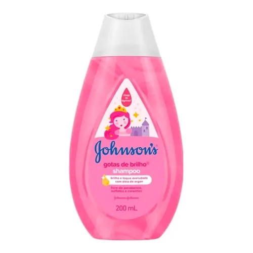 Shampoo Johnson's Baby Gotas de Brilho 200mL