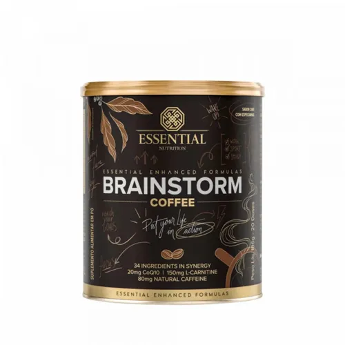 BRAINSTORM PO COFFEE 186G x 1 - ESSENTIAL NUTRIT.