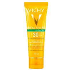 Protetor Solar Vichy Idéal Soleil Antiacne FPS 30, 40g