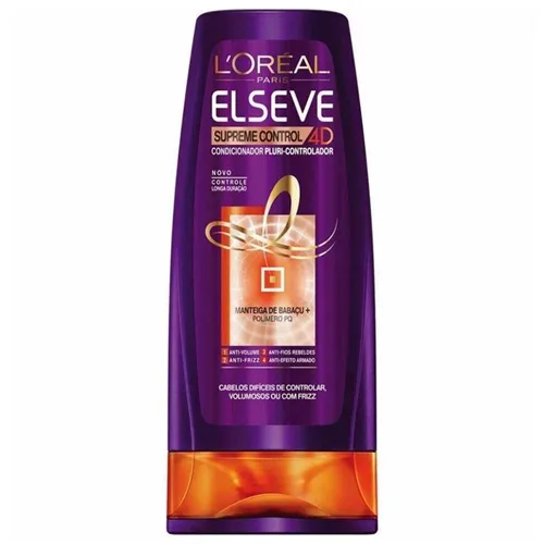Condicionador Elseve Supreme Control 4D com 200ml