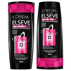 Kit Elseve Arginina Resist X3 shampoo, 375mL + condicionador, 170mL