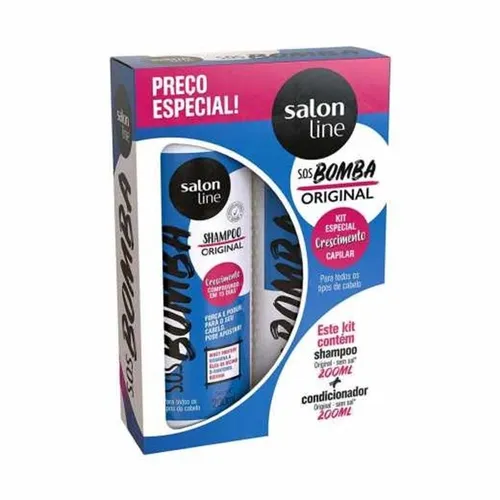 Kit Salon Line Bomba Original shampoo 200mL + condicionador 200mL