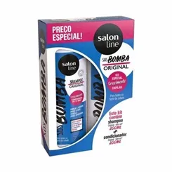 Kit Salon Line Bomba Original shampoo 200mL + condicionador 200mL