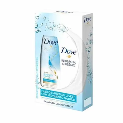 Kit Dove Hidratação Intensa Shampoo 400mL + Condicionador 200mL