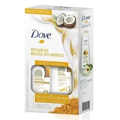 Kit Dove Ritual de Reparação Shampoo, 400mL + Condicionador, 200mL