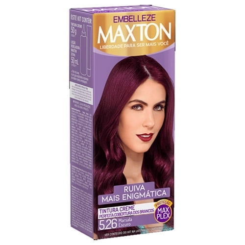 MAXTON KTC RE5.26ME x 1 EMBELLEZE Tintura Maxton nº 5.26 marsala