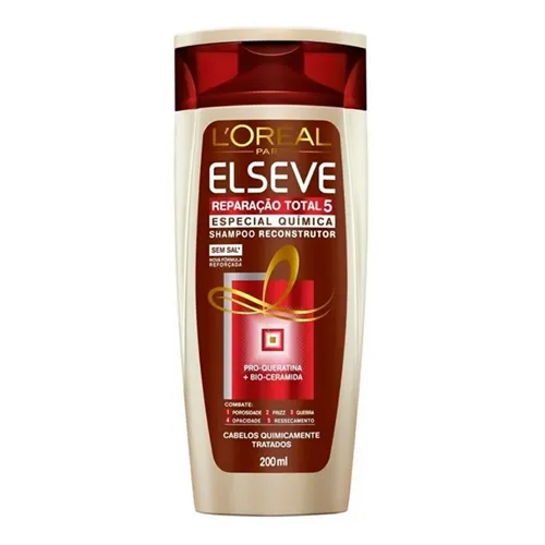Shampoo Elseve Reparação Total 5 Especial Química 200ml