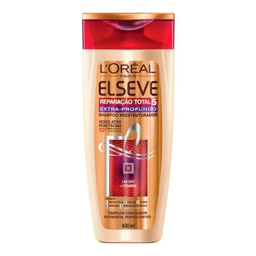 Shampoo Elseve Reparação Total 5 Extra-Profundo com 400mL