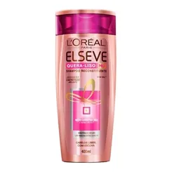 Shampoo Elseve Quera-Liso MQ 400mL