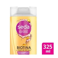 Shampoo Seda Recarga Natural Biotina + Óleo de Rícino 325mL
