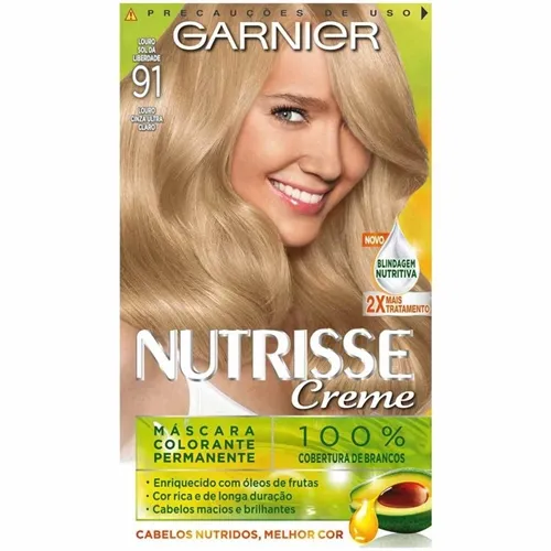 Tintura Garnier Nutrisse nº 91 Louro Claro