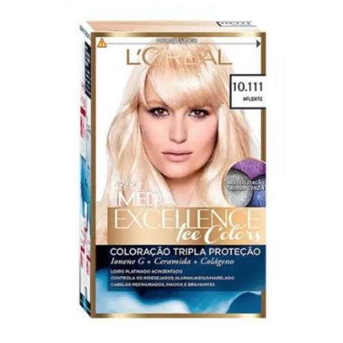 Tintura Imédia Excellence Ice Colors L'Oréal N° 10.111 #Flerte