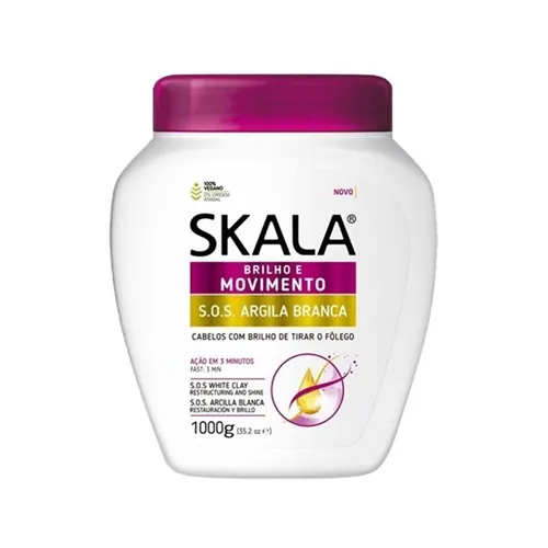 Creme de Tratamento Skala S.O.S Argila Branca 1kg