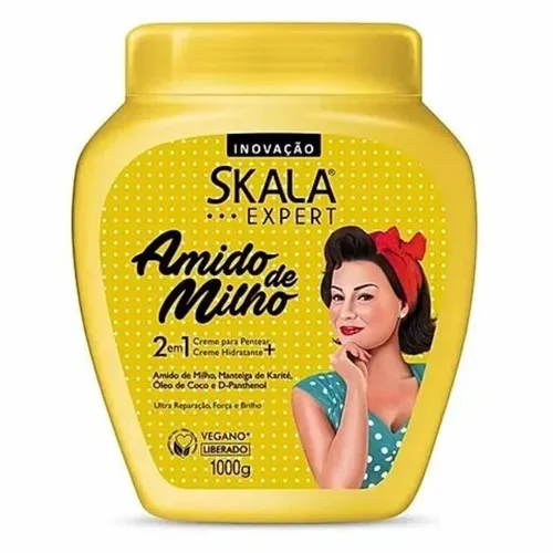 Creme Skala Expert Amido de Milho 2 em 1 1Kg
