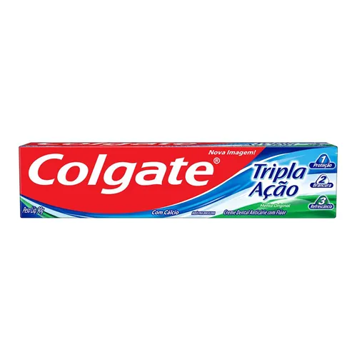 Creme Dental Colgate Tripla Ação hortelã, 90g