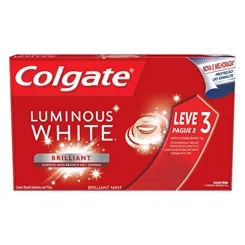 Creme Dental Colgate Luminous White 70g, leve 3 pague 2