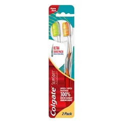 Escova Dental Colgate Slim Soft ultra macia, 2 unidades