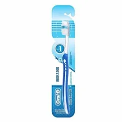 Escova Dental Oral-B Indicator Plus nº 35 macia, 1 unidade, azul