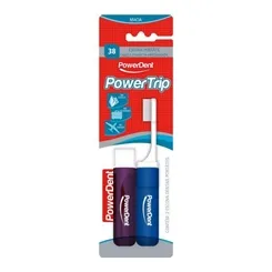 Escova Portátil PowerDent Power Trip 2 unidades