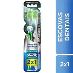 Escova Dental Oral-B Pro-Saúde Ultrafino Leve 2 Pague 1